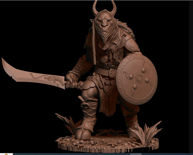 Gig Preview - Create 3d terrain for miniature,sci fi,dnd minis, wargaming 3d stl file creation