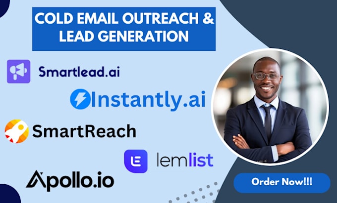 Gig Preview - Do instantly ai smartlead lemlist email warmup cold email with google workspace