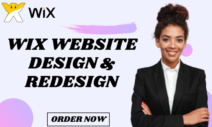 Gig Preview - Design wix website redesign wix website design  wix website design