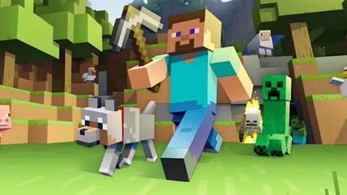 Gig Preview - Minecraft animation video, 4k minecraft animation, minecraft animated story