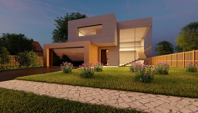 Gig Preview - Design your house,balcony,facadel,landscappe,villa decor,revit 2d floor plan,skp