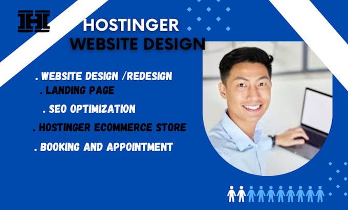 Gig Preview - Design,redesign hostinger website,wordpress responsive hostinger