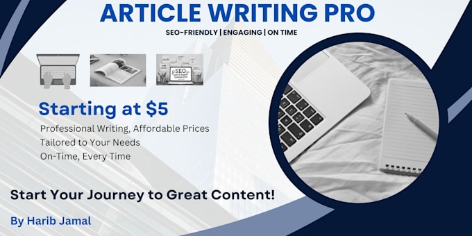 Gig Preview - Write an impactful and compelling article and content