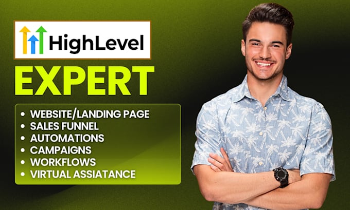 Gig Preview - Design or redesign gohighlevel website and be your gohighlevel expert