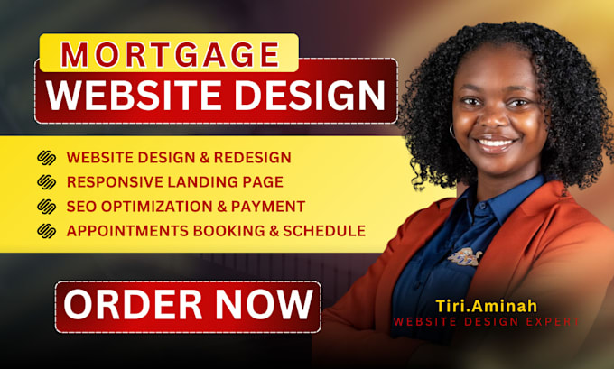 Gig Preview - Mortgage landing page, mortgage website, mortgage calculator using wix wordpress