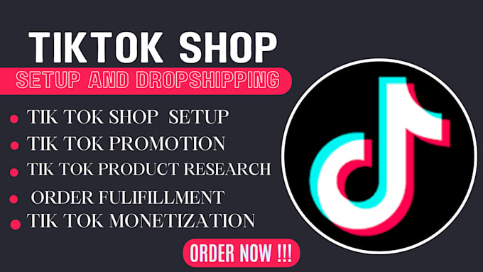 Gig Preview - Setup tiktok shop shipping setting order fulfillment tiktok virtual assistant