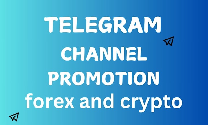 Gig Preview - Telegram channel promotion, crypto telegram meme coin, forex telegram promotion