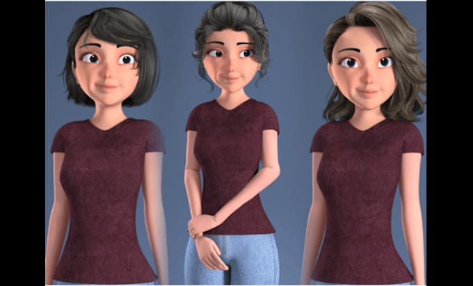 Gig Preview - Create a short 3d video animation 3d video character 3d game art for animation