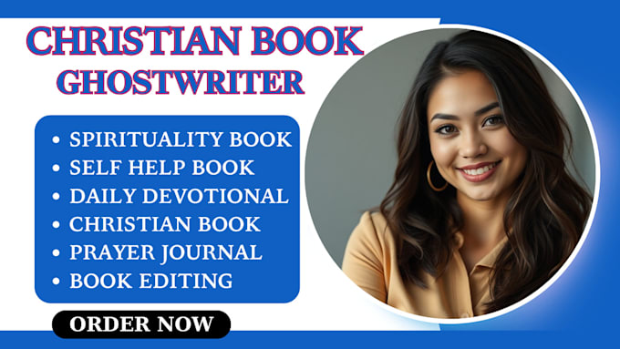 Gig Preview - Be your christian book ghostwriter prayer journal daily devotional book editor