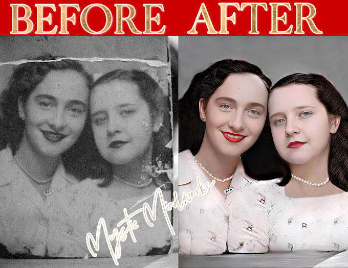 Gig Preview - Restore your old vintage photos