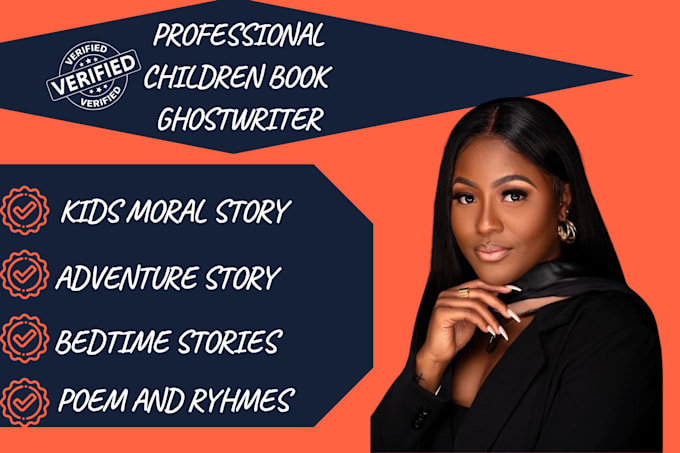 Gig Preview - Ghost write children story, kids story ebook writing children book, kids moral