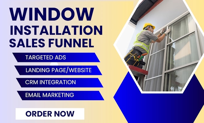 Gig Preview - Generate window installation leads window repair and tinting website