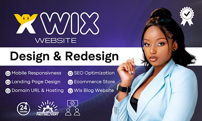 Gig Preview - Wix website design wix website redesign wix website development wix website