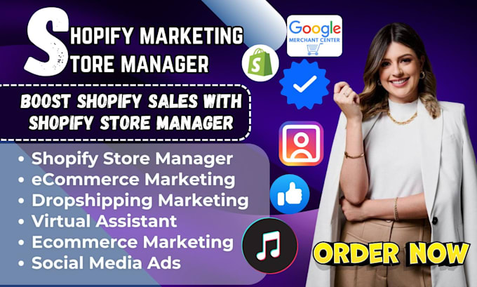 Bestseller - setup shopify dropshipping website manage shopify store