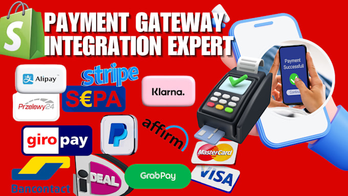 Gig Preview - Integrate verified shopify payment gateway paypal stripe square wise