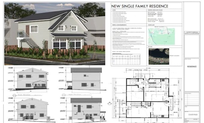 Gig Preview - City permit drawings architect for house plans, deck, garage, patio, shed, porch