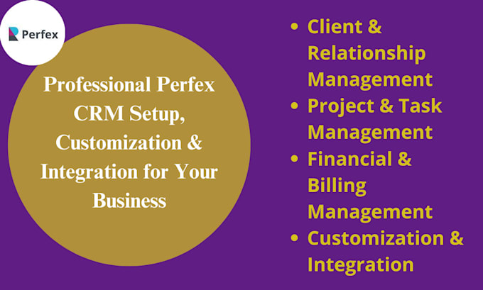 Gig Preview - Perfex proposal, lead management, custom dashboard, help desk,ticketing setup,