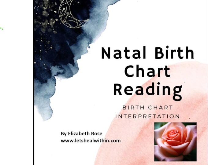 Gig Preview - Provide a personalized birth chart reading western astrology