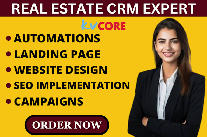 Gig Preview - Expert kv core CRM boldtrail, real estate website