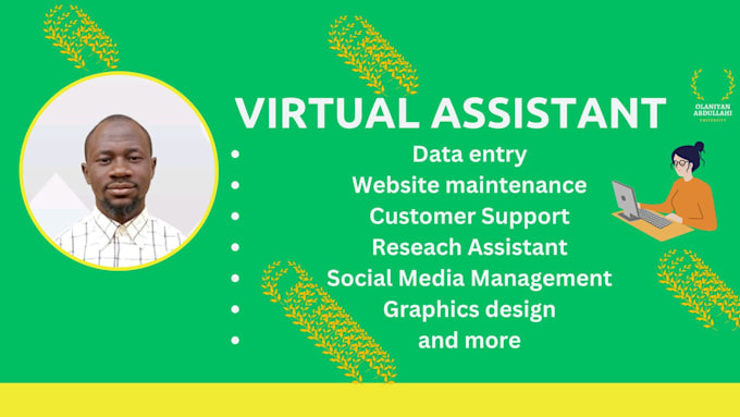 Gig Preview - Be your creative virtual assistant and social media manager