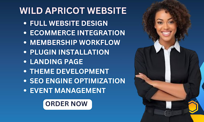 Gig Preview - Redesign wild apricot membership website fix wild apricot event seo engine setup