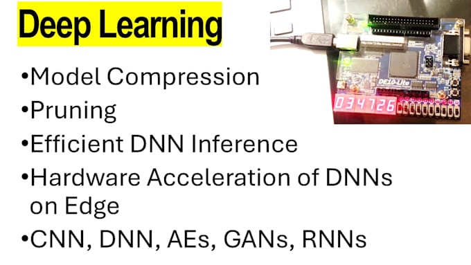 Gig Preview - Reduce your deep learning model size for efficient inference