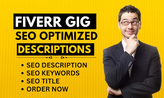 Gig Preview - Create SEO optimized fiverr profile, gig description, gig image,and gig title