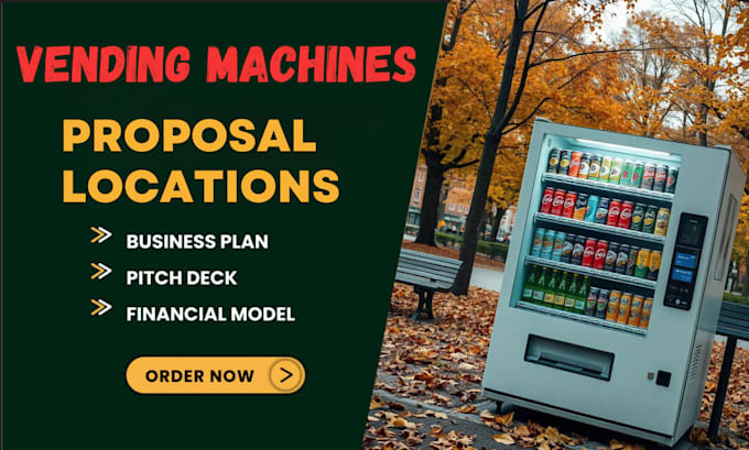 Gig Preview - Craft a winning vending machine proposal for securing locations