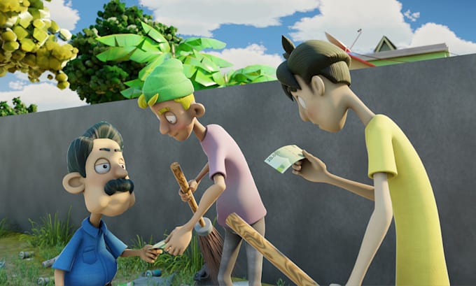 Gig Preview - Create stunning 3d short animations for your project