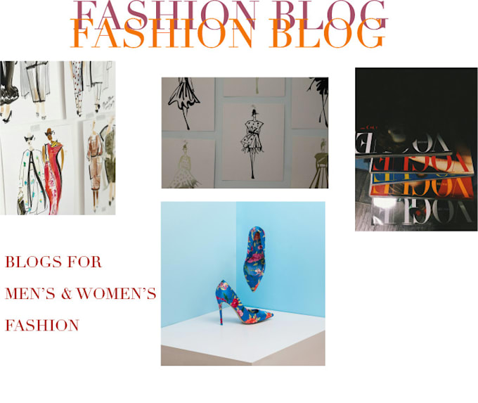 Gig Preview - Create a blog post for any fashion bloggers