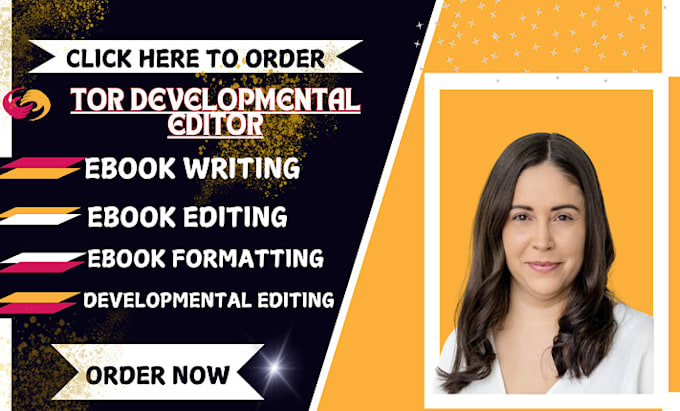 Gig Preview - Be developmental book editor non fiction ebook writer fiction ebook ghostwriter