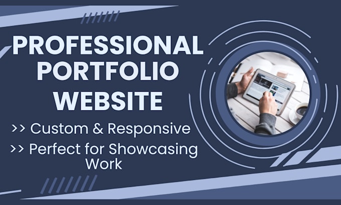 Gig Preview - Develop a professional portfolio website