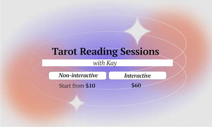 Gig Preview - Do tarot reading to answer your question