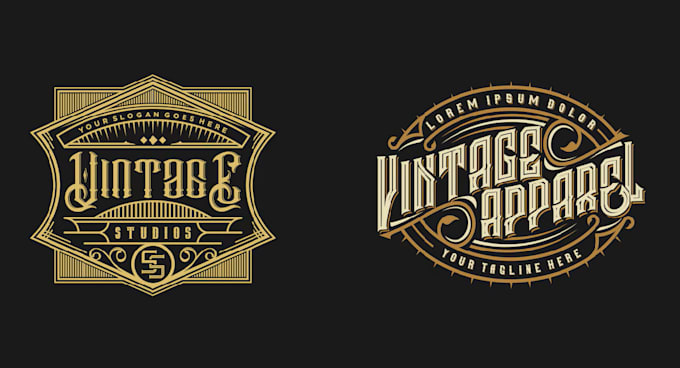 Gig Preview - Make vintage, retro, classic, hipster badges, logo design