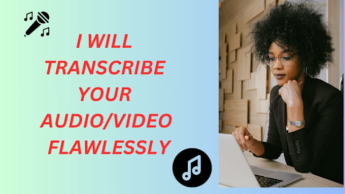 Gig Preview - Do a flawless audio and video transcription in a day