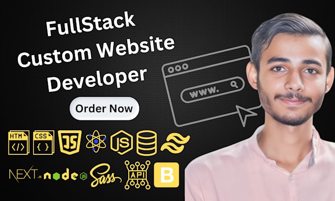 Gig Preview - Build or rebuild website development as full stack developer, frontend developer