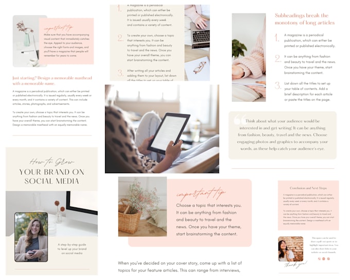 Gig Preview - Design your ebook cover and layout on canva