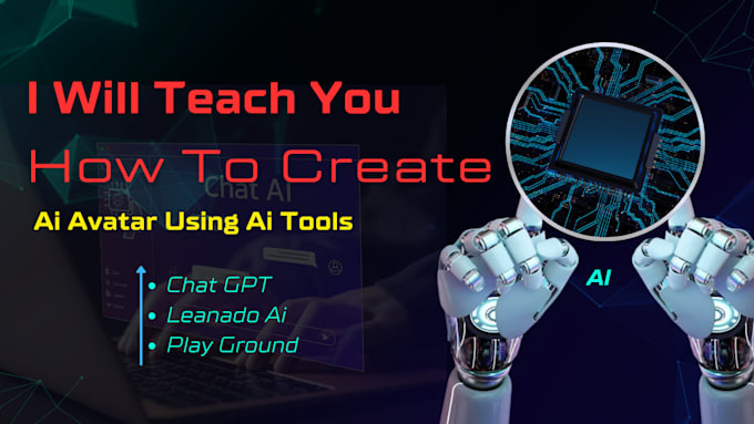 Gig Preview - Teach you animated talking avatar using ai