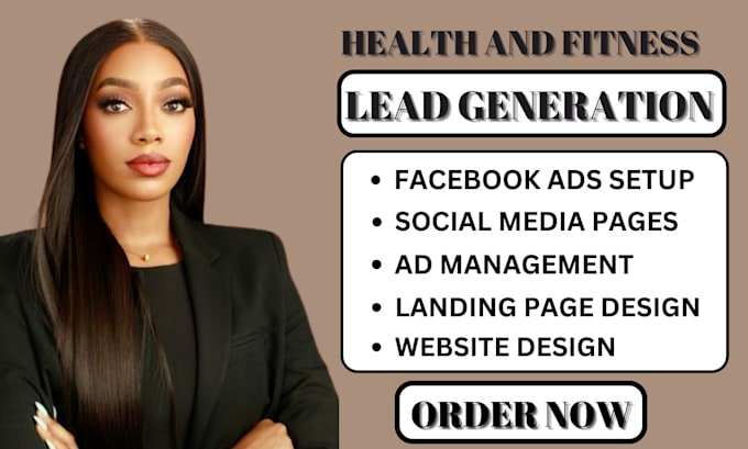 Gig Preview - Generate health and fitness leads fitness leads lead generation weight loss lead