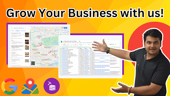 Gig Preview - Expertly scrape google maps business data with emails