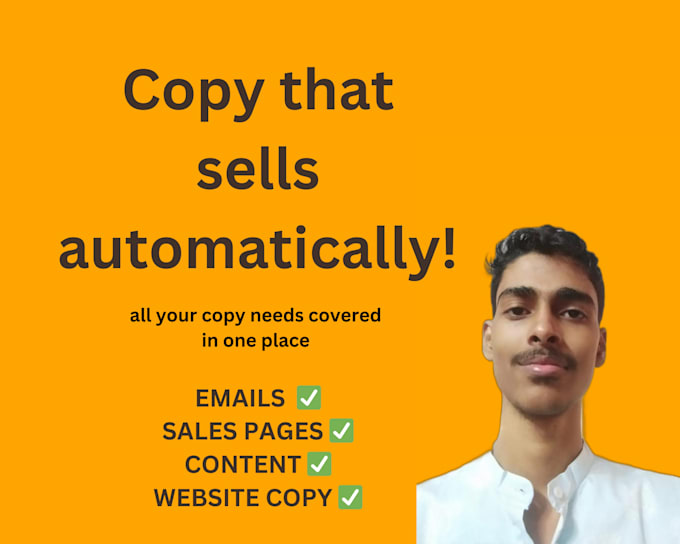 Gig Preview - Write copy that helps you sell more without you having to do anything