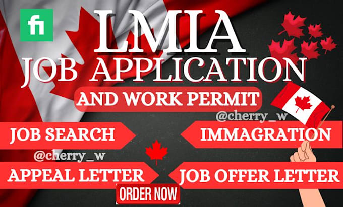 Gig Preview - Write canada ict work permit, lmia job search, work permit with job offer letter