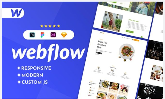 Gig Preview - Redesign, design fix or update webflow website, convert your figma to webflow