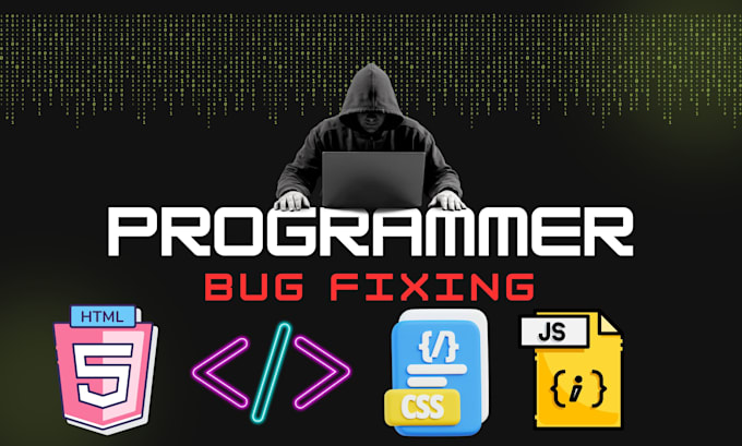 Gig Preview - Fix or edit javascript, HTML, and CSS bugs on your webpagee