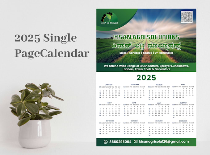 Bestseller - design professional wall calendar in 24 hours