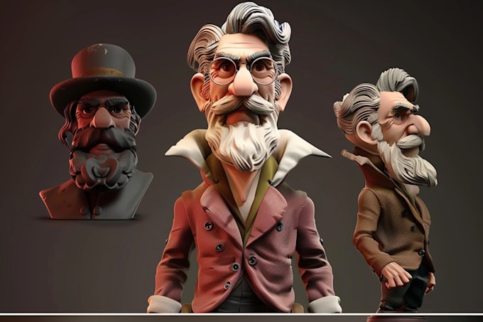 Gig Preview - Design custom 3d characters for your projects