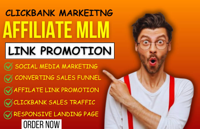 Gig Preview - Do clickbank affiliate link sign up MLM leads forex leads generation