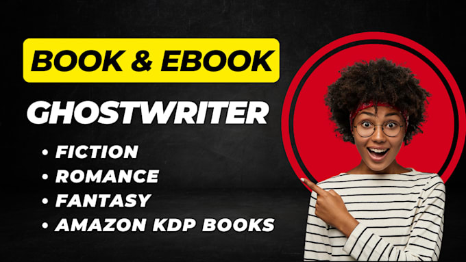 Gig Preview - Be your book or ebook ghostwriter and formator