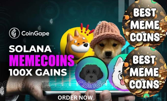 Gig Preview - Solana meme coin promotion reach 100m meme coin investor to 100x meme coin sale