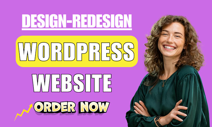 Gig Preview - Create a responsive wordpress website design or redesign and development